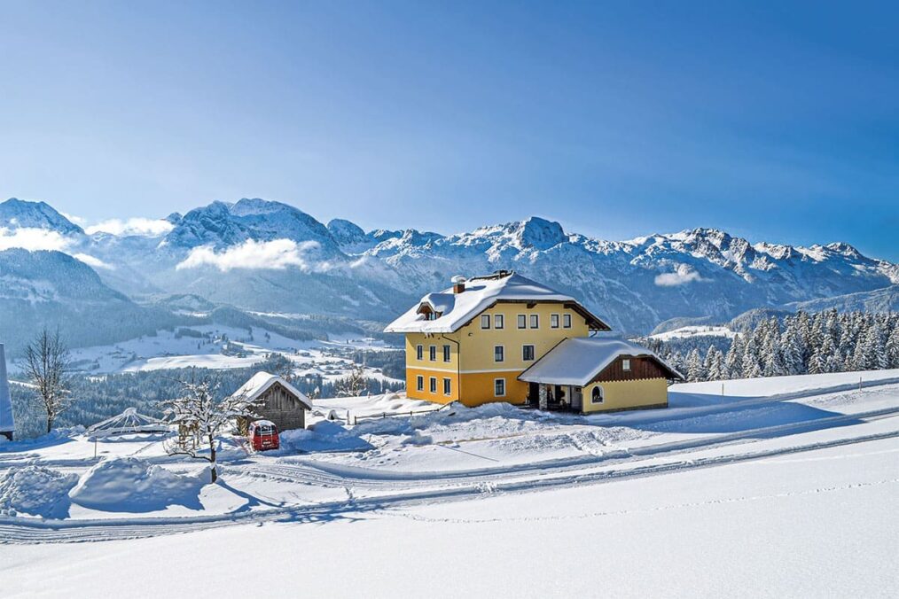 Ausblick - Landhaus Oberlehen, Ferienwohnungen in Abtenau